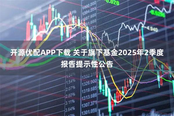 开源优配APP下载 关于旗下基金2025年2季度报告提示性公告